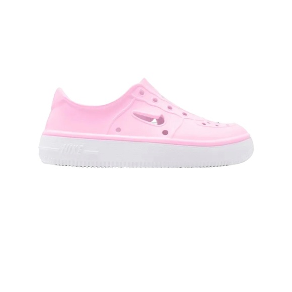 Nike Foam Force 1 Nike Kids Pink Slip-On Shoes NWT - Picture 1 of 10
